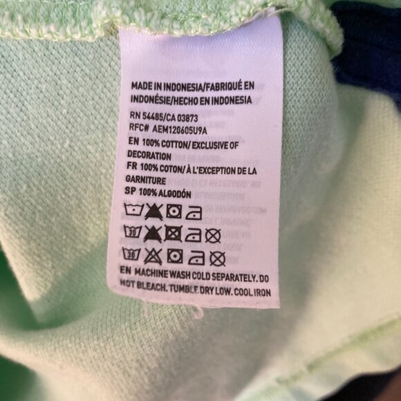 American Eagle Outfitters Classic Fit Polo Shirt Green Size Large - Picture 4 of 4